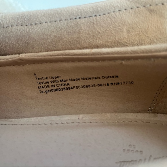 American Rag Tan Suede Thick Heeled Heels - Picture 2 of 5